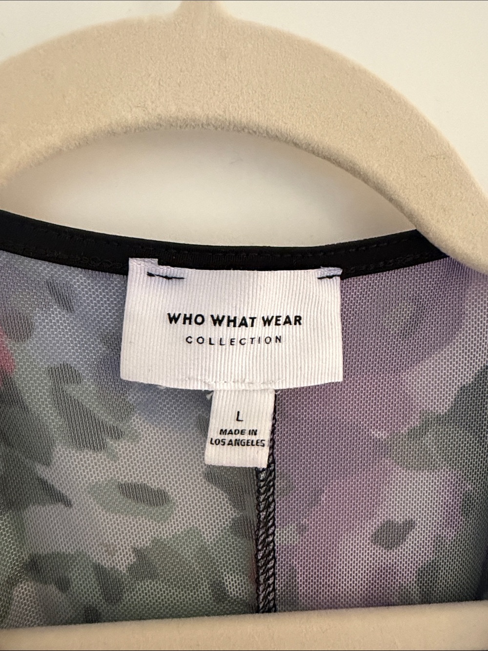 Who What Wear Purple Floral Wrap Maxi in Multi-Color - Picture 2 of 4